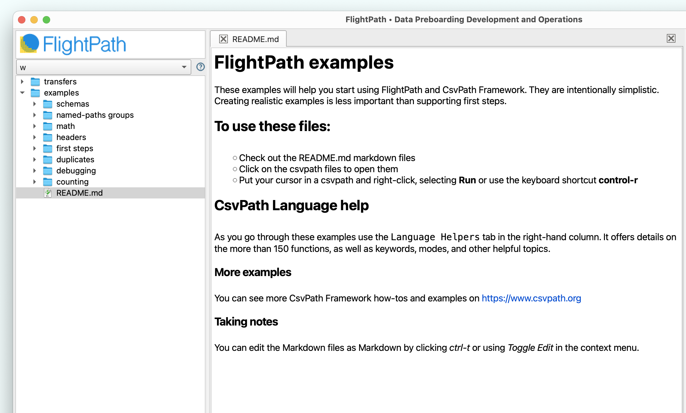 Getting Started | FlightPath